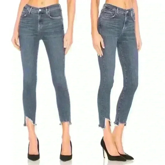 Agolde Sophie High Rise Skinny Crop in Discretion Size 24 - Picture 4 of 10